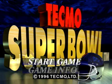 Tecmo Super Bowl (US) screen shot title